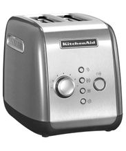 KitchenAid Тостер на 2 хлебца, серебряный медальон, арт.5KMT221CU