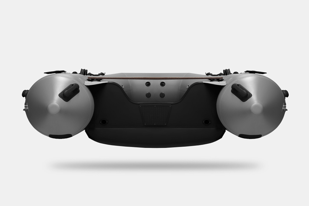 Надувная лодка GLADIATOR E380S темно-серый