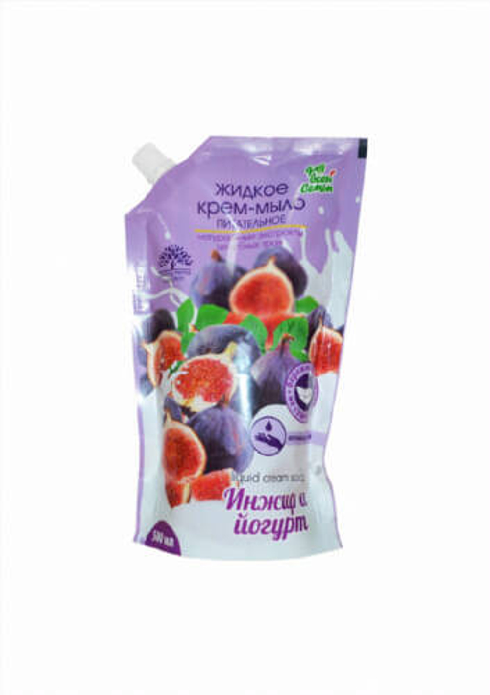 ДВС ж\крем-мыло 0,5л.пит.Инжир\Йогурт (дой-пак) (2693) 2865