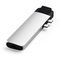 Адаптер Satechi Aluminum Type-C Pro Hub Adapter With Ethernet для MacBook Pro (USB-C) серебряный (ST-TCPHES)