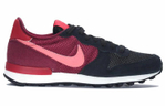 Кроссовки Nike Internationalist "Black Crimson" (Женская размерная сетка)