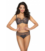 Бюстгальтер с мягкой, расшитой люрексом чашкой (Размер: 65H) (Цвет: серый)