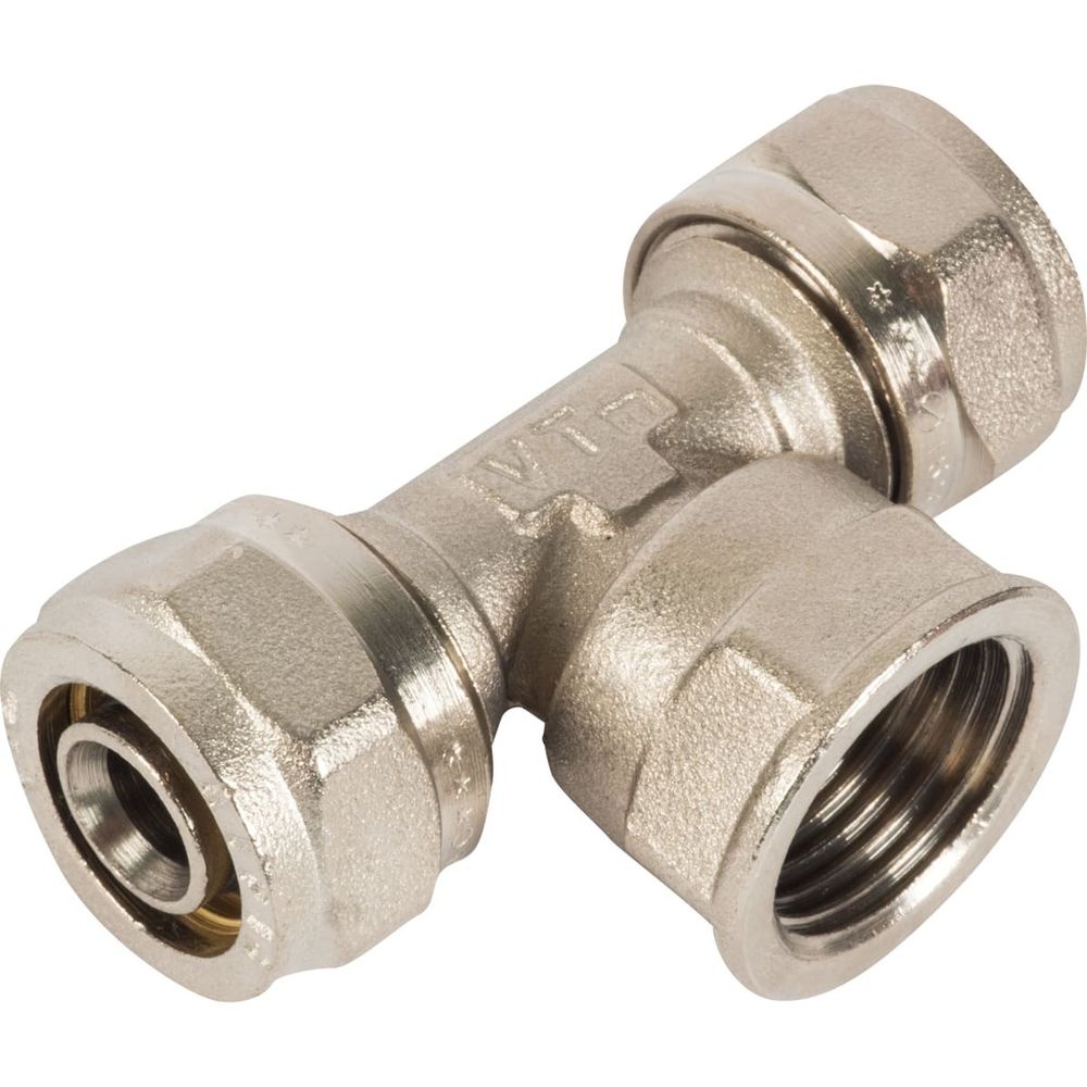 Тройник обжимной 20*1/2вн.*20 мм VALTEC