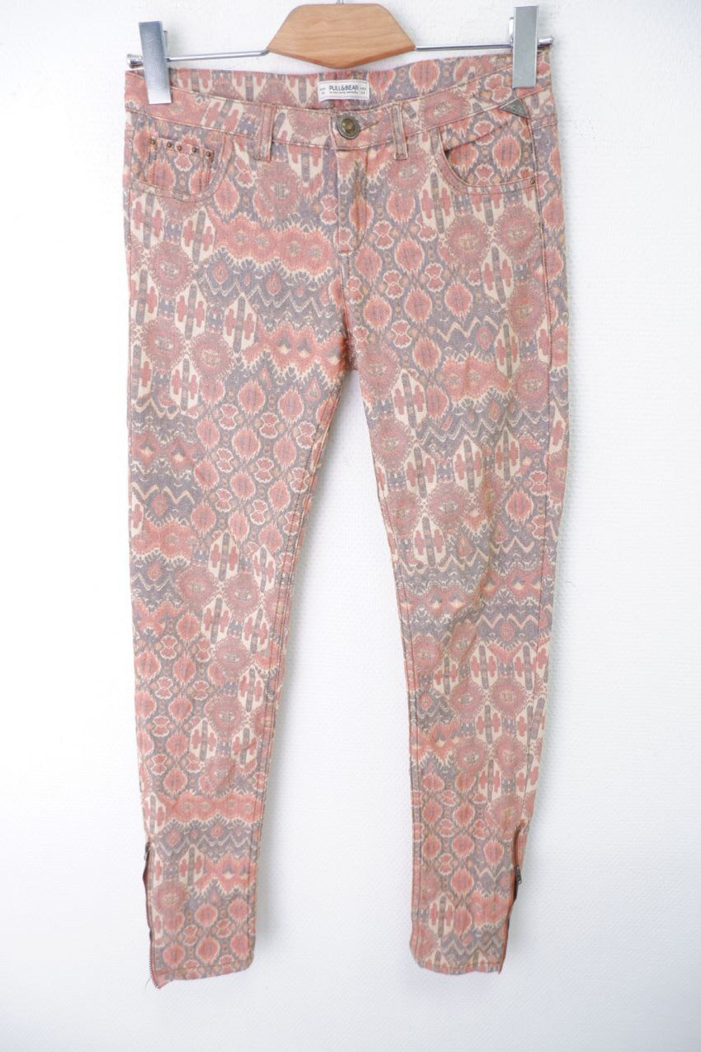 Брюки Pull&Bear с принтом 42 размер