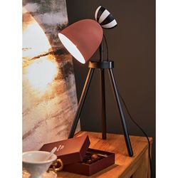 Светильник настольный Anniken, Ø20х58 см, терракотовый