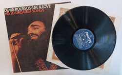 Винтажная виниловая пластинка LP Demis Roussos Life and Love (His 20 Greatest Hits) (Греция 1978)