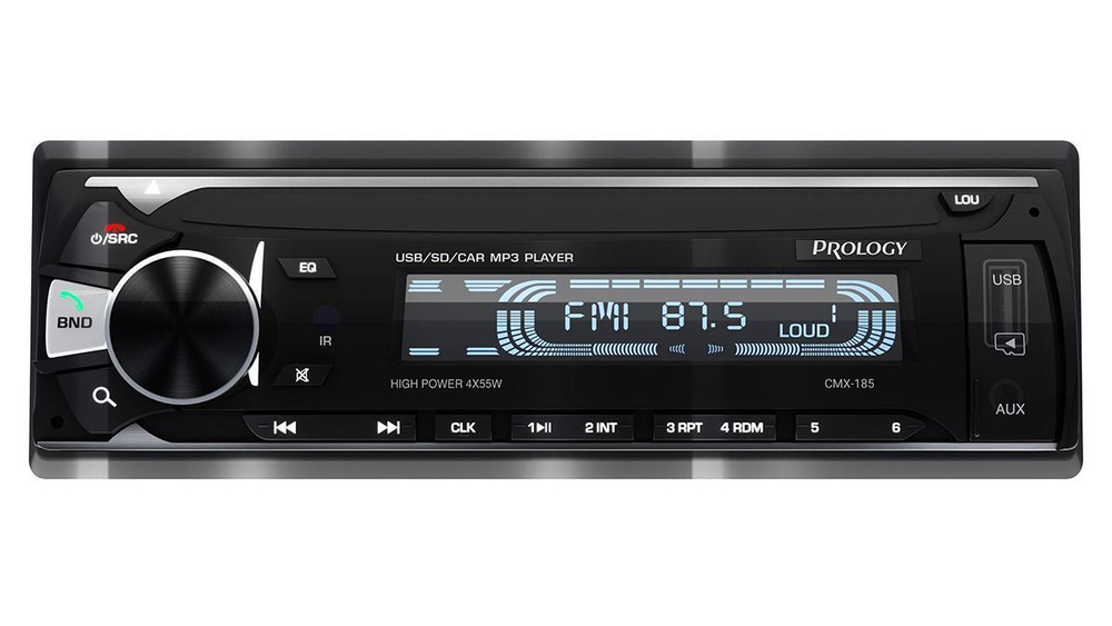 Автомагнитола 1DIN, USB/BT, Prology CMX-185