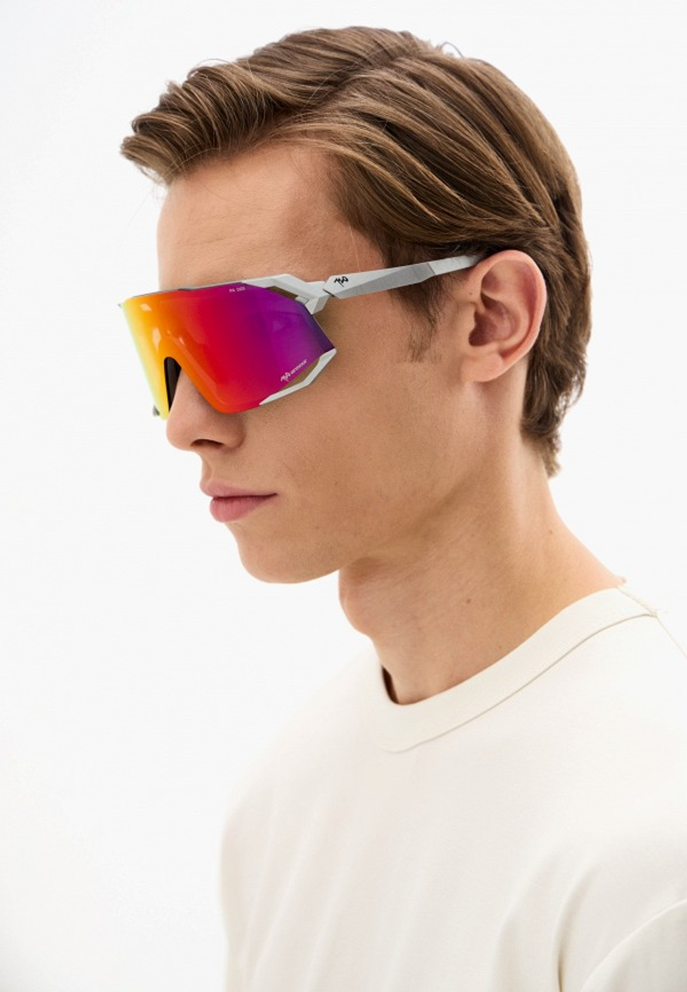 Спортивные очки 720armour Falcon / Matte Silver / Red Lens