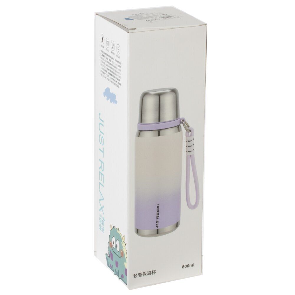 GAEM Термос, 800 мл, L8 W8 H26 см, (сохр.t до 6 часов)