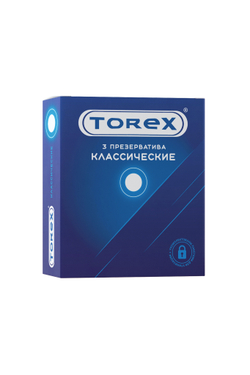 Презервативы Torex, классические, латекс, 19 см, 5,5 см, 3 шт.