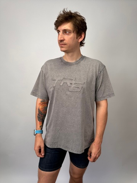 Oversize футболка " TRS " grey
