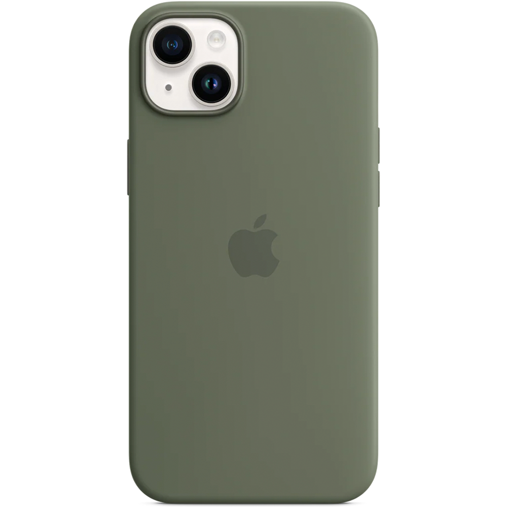 Силиконовый чехол с поддержкой MagSafe Apple Silicone Case для iPhone 14 Plus, Olive (Оливковый)
