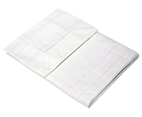 Постельное белье 2 спальное евро макси Iris белое