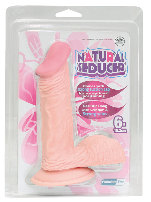 NMC Natural Seducer 6 – реалистичный фаллоимитатор на присоске, телесный, 15,2 см, без фталатов