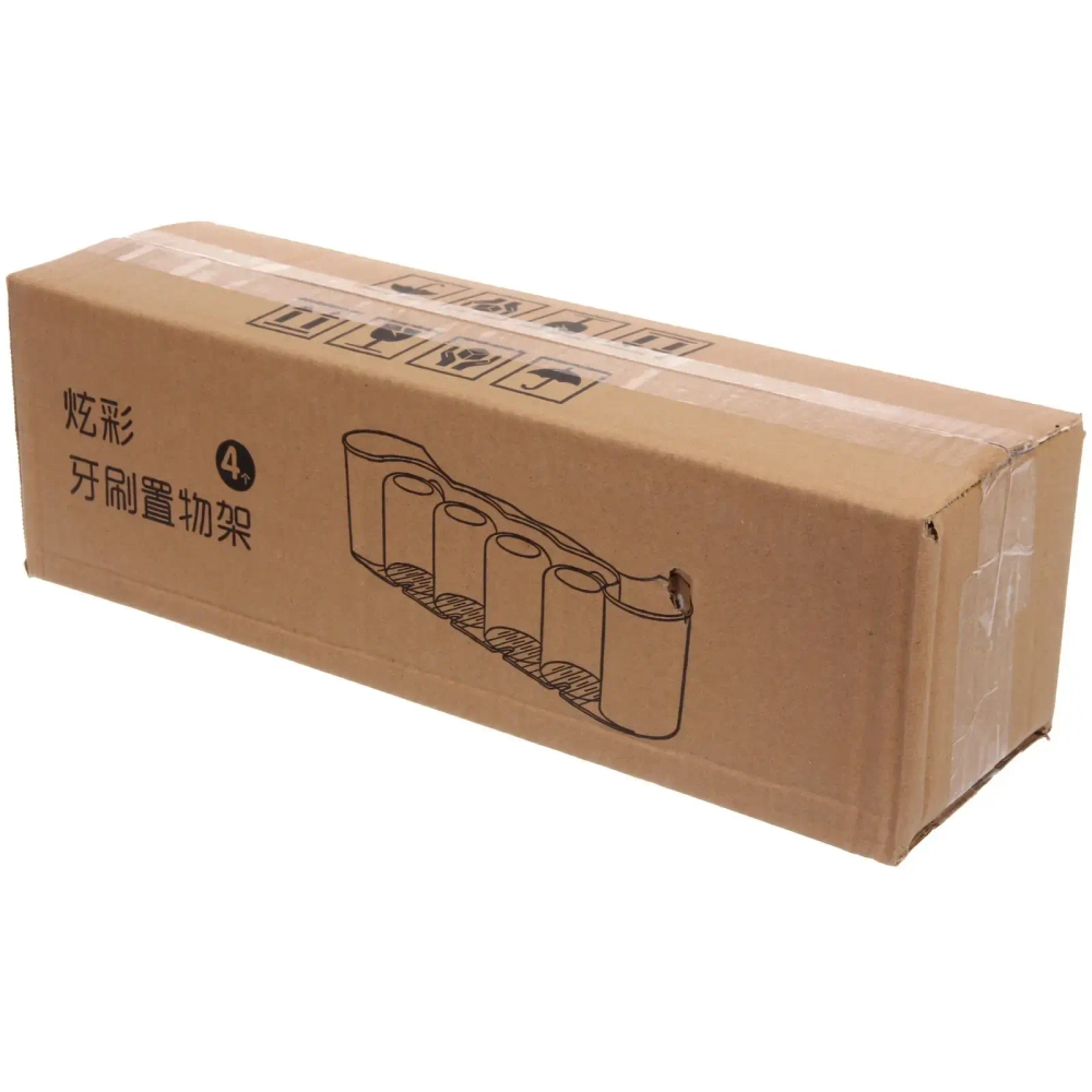 Подставка для умывальных принадлежностей «Универсальная» 4 стакана 6291