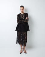Юбка из кружева Рьешар Мареско черный