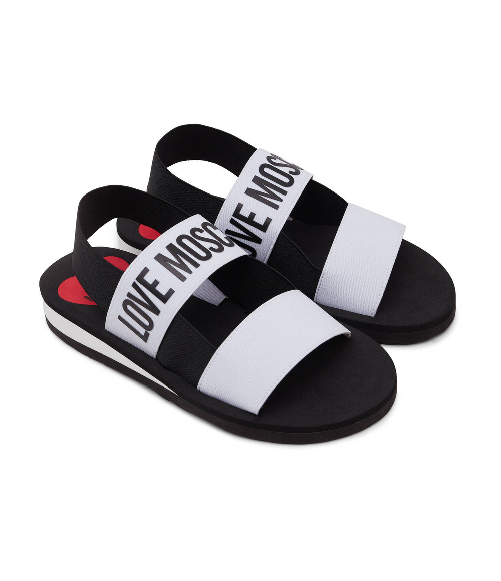 Босоножки EVA30 ELASTICO Love Moschino - черный(JA16033G0IJN4)