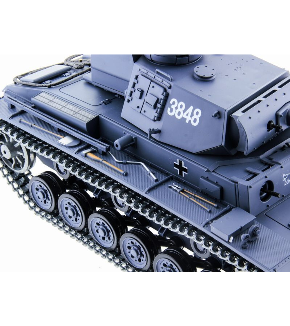 Радиоуправляемый танк Heng Long Panzer III type L Professional V7.0 2.4G 1/16 RTR