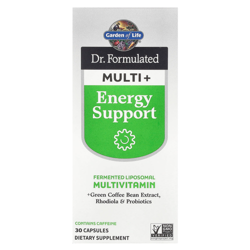 Garden of Life, Компания Dr. Formated Multi +, Energy Support, 30 капсул