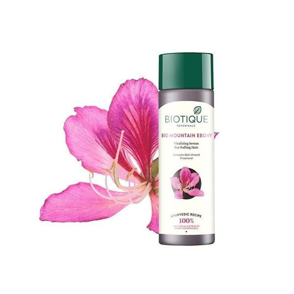 Сыворотка для волос Biotique Bio mountain ebony, 120 мл