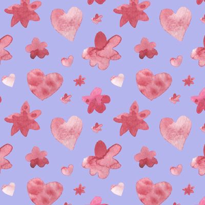 Бесшовный принт ко дню святого валентина