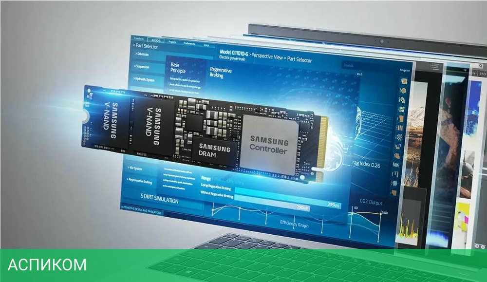 SSD диск Samsung PM9B1 1Tb OEM (MZVL41T0HBLB-00B07)