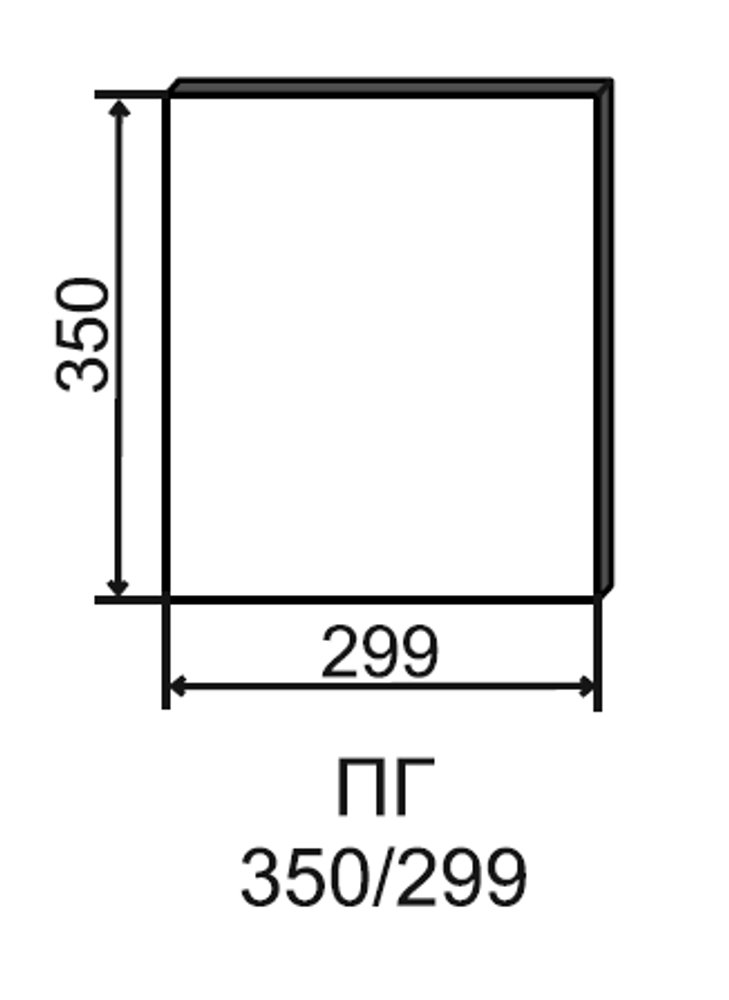 Фасад Квадро Железо торцевой ПГ/2