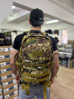 Тактический городской рюкзак с металлической ручкой 30-35л / мультикам