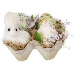 GAEM Изделие декоративное "Пасхальная композиция", L10,5 W10 H8,5 см