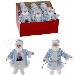 GAEM Украшение новогоднее "Дед Мороз" (блок 12 шт), L11 W4 H17 см, 2в.