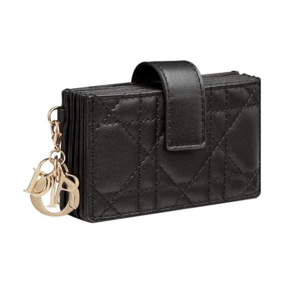 Картхолдеры и кошельки DIOR Lady Dior Cannage, S0074ONMJ-M900
