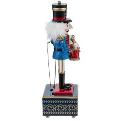 GAEM Фигурка декоративная "Щелкунчик" с музыкой и движением,, L11,5 W10 H32 см