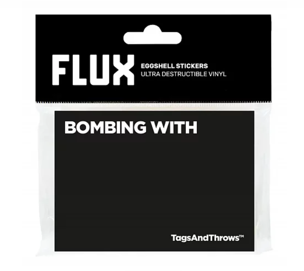 Набор наклеек Flux "Bombing With" Eggshell чёрный - 50шт