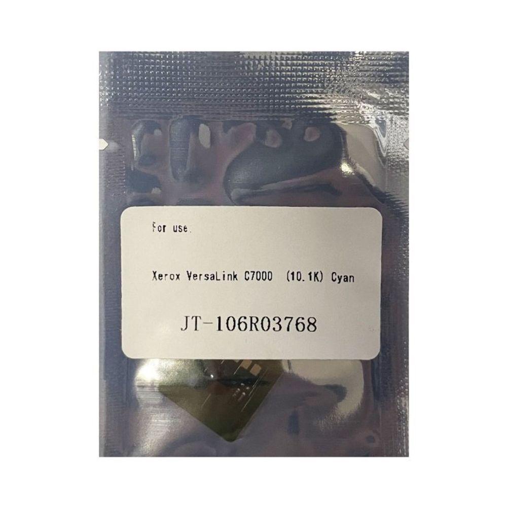 Чип JT для картриджа Xerox 106R03768, VersaLink C7000DN/C7000N (10,1K) cyan