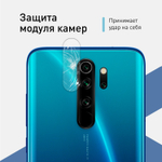 Стекло на камеру ROSCO для Xiaomi Redmi Note 8 Pro оптом (арт. XM-RN8P-CLEAR-CAM-GLASS)