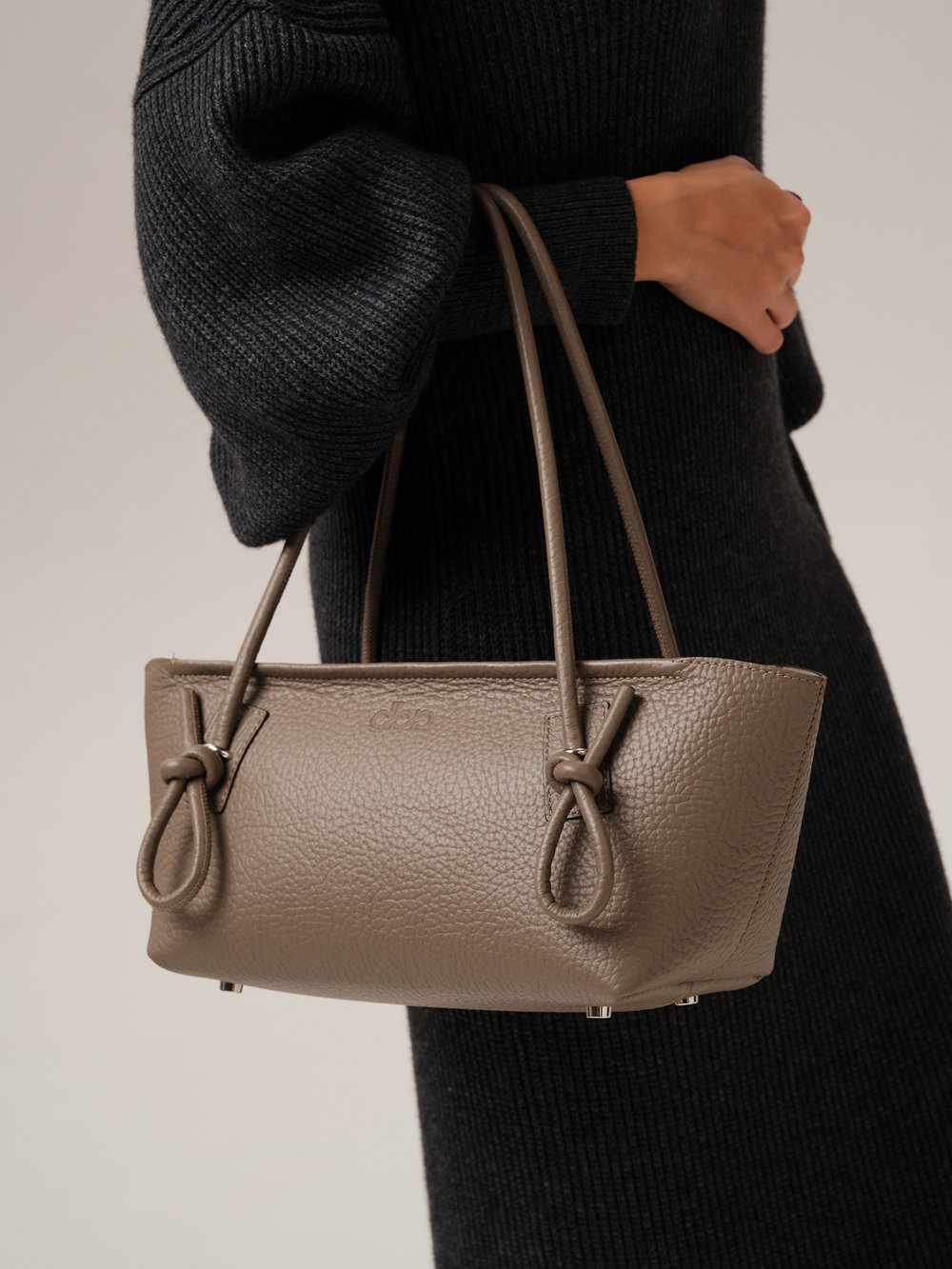 Кожаная сумка DBR 31340 тауп