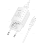 Зарядное устройство на Lightning Borofone BA101A (white)