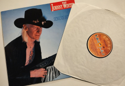 Винтажная виниловая пластинка LP Johnny Winter Serious Business (Germany 1985)