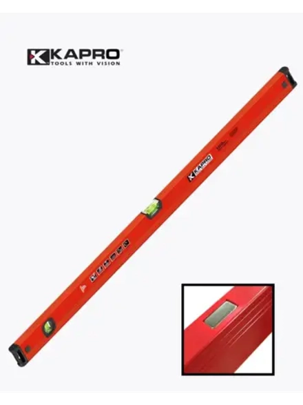 Уровень строительный Kapro KAPRO 787-40M-100cm, брусковый, магнитный, 2 глазка, 0.5мм/м