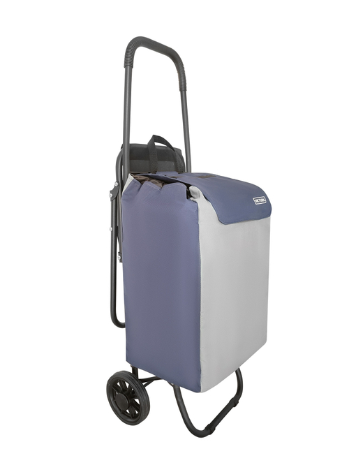 СУМКА ТЕЛЕЖКА С СИДЕНЬЕМ ПОПУТЧИЦА ИСТОК  СЕРЫЙ СИНИЙ СТПС11