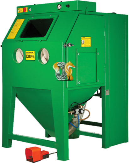 Камера для пескоструя contracor cab-110sd с проходными дверями