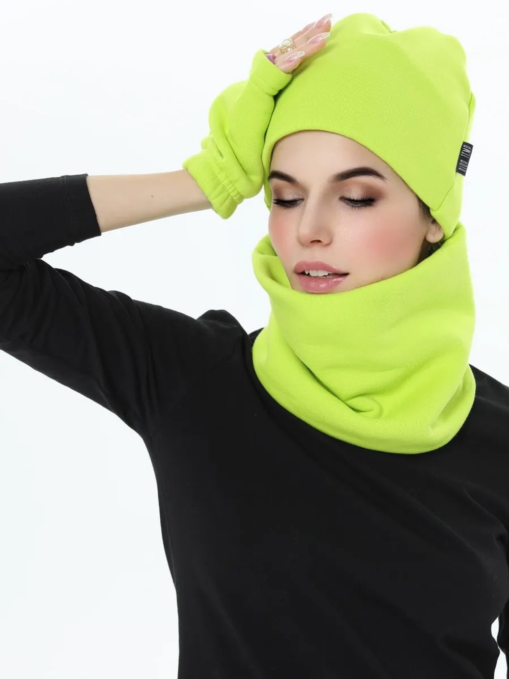 Снуд унисекс из футера с начесом