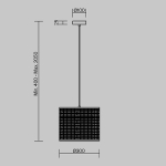 Подвесной светильник Freya MIXTURE FR5483PL-01B