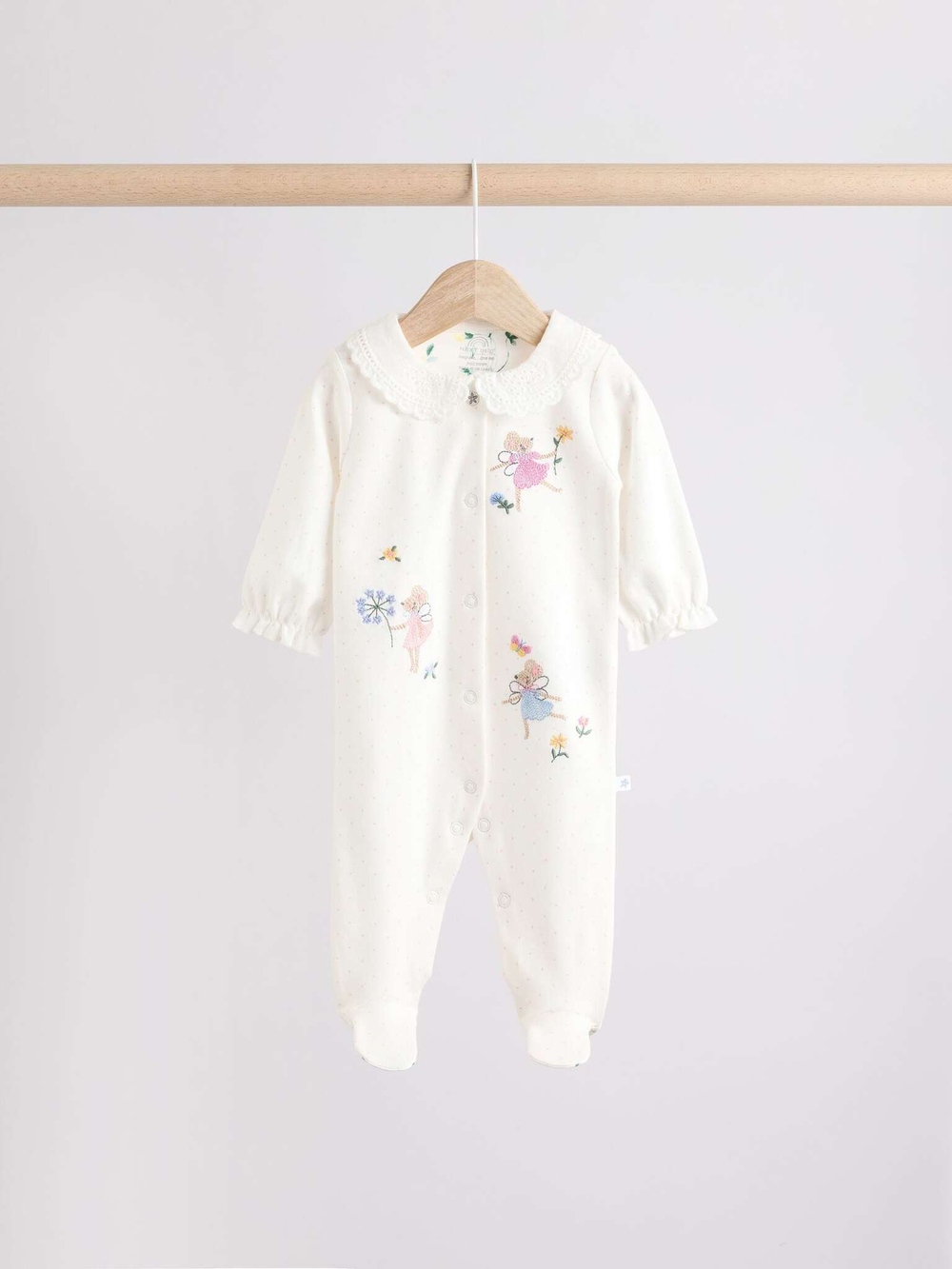 Комбинезон / Cлип для малышей Next E18-356, 3 шт., Розовый, Молочный