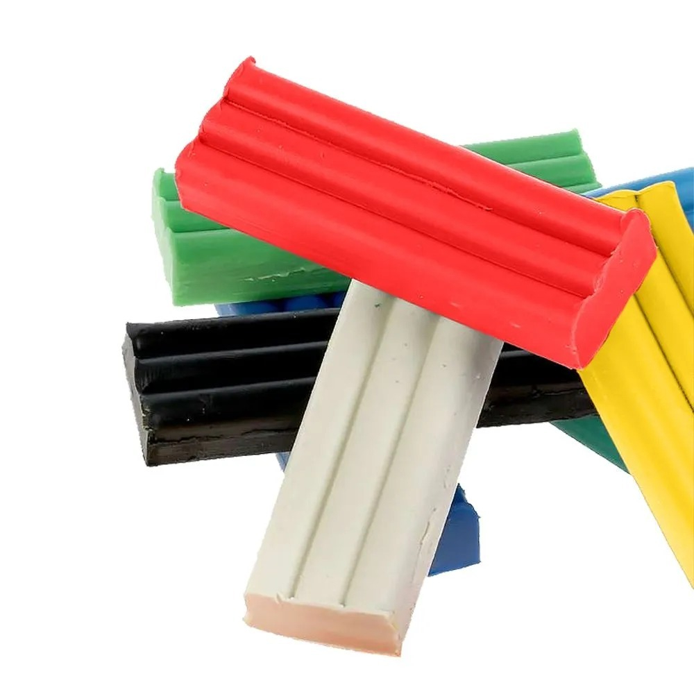 Чудо пластилин восковой - 6 цветов, набор детского мягкого пластилина для лепки и творчества, Gaspar