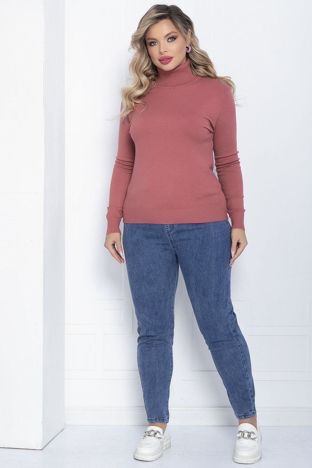 Водолазка Зимняя история (терракотовая) Б14528-20М LT Collection