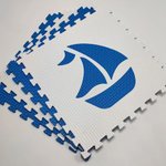 Мягкий пол "Моряк" 500x500x10 мм 45 шор