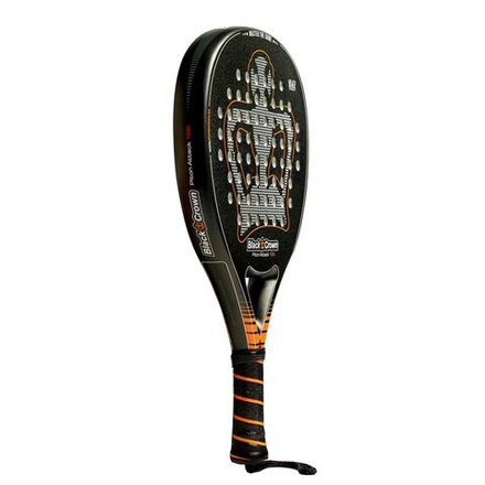 Ракетка для падел Профессиональная BLACK CROWN PITON ATTACK 16K .