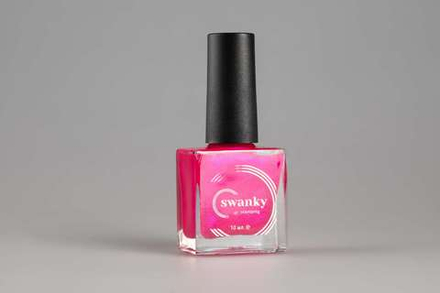 Лак для стемпинга Swanky Stamping Metallic, 12, фуксия, 10 мл.