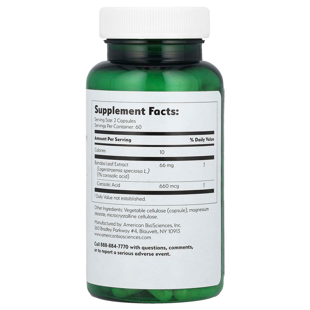 American Biosciences, SUGARSolve 24/7®, 120 Capsules
